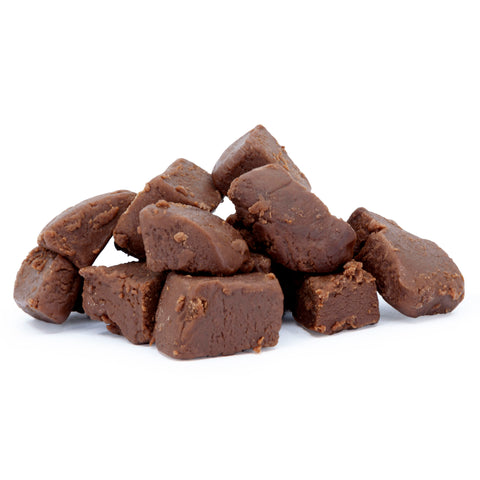 Premium dark Belgian chocolate fudge — bold flavour, crumbly texture, made in Australia